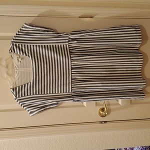 Striped Babydoll Dress